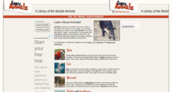 Desktop Screenshot of learnanimals.com